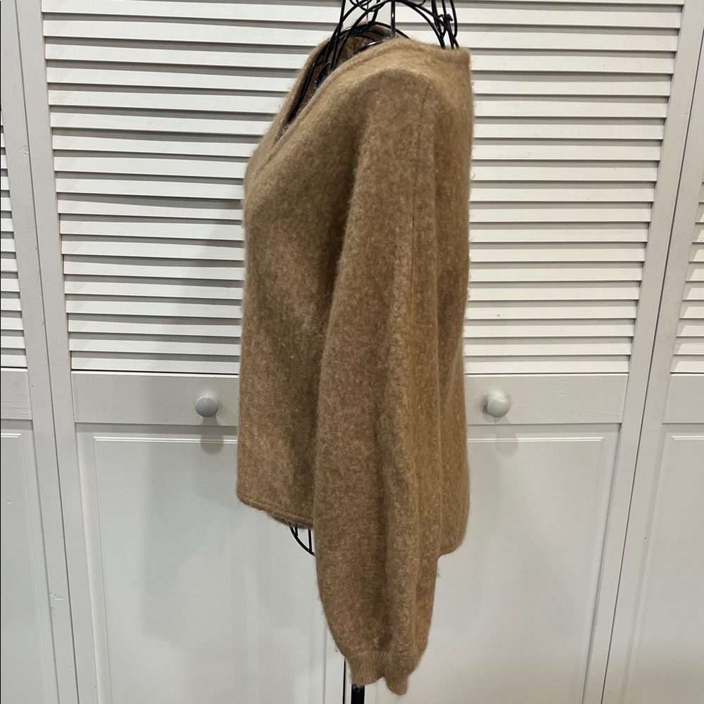 MES DEMOISELLES Paris Asymmetrical Meridien Alpaca & Wool Blend Sweater ๐ฆ 4-6 US - Picture 4 of 15